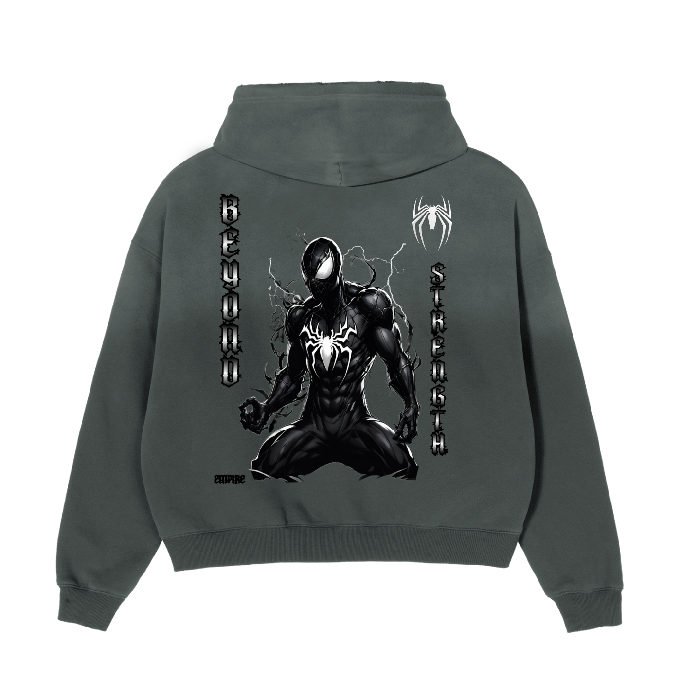 Symbiote Spider Boxy Hoodie